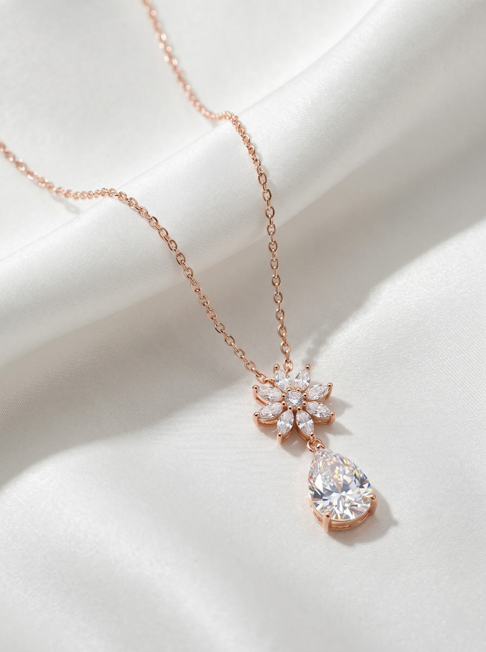 Daisy Drop Pendant