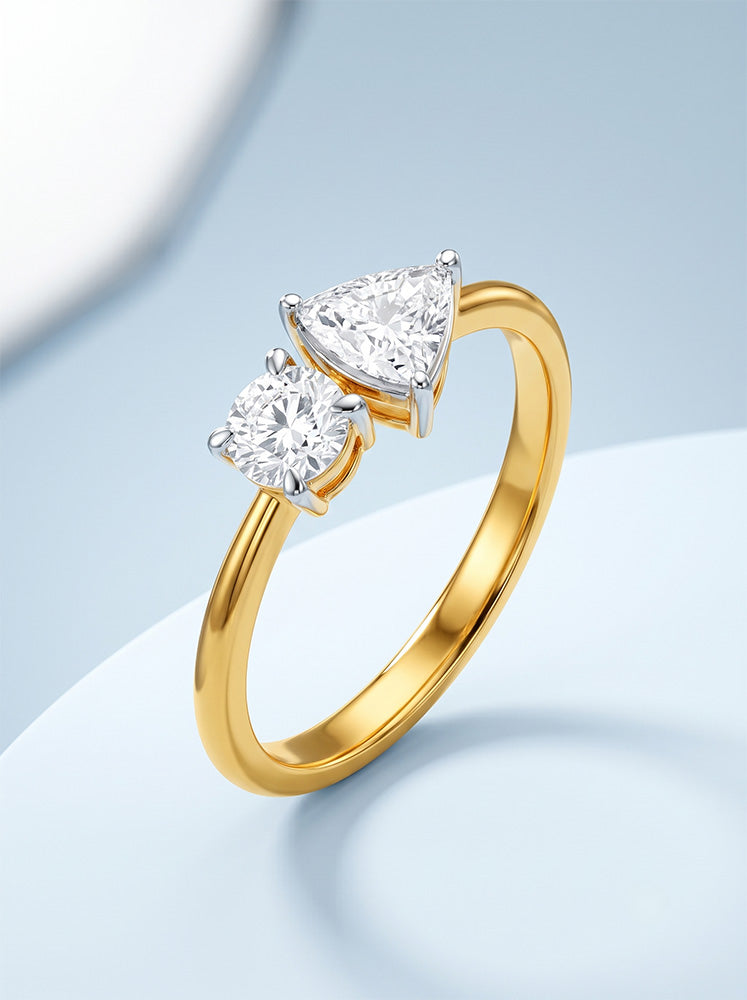 Twin Spark Lab-Grown Diamond Ring