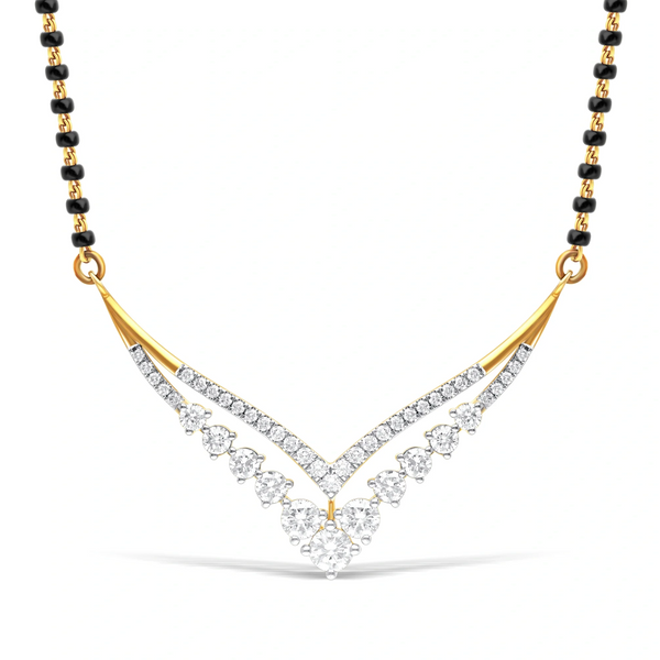 Celestial Curve Diamond Mangalsutra