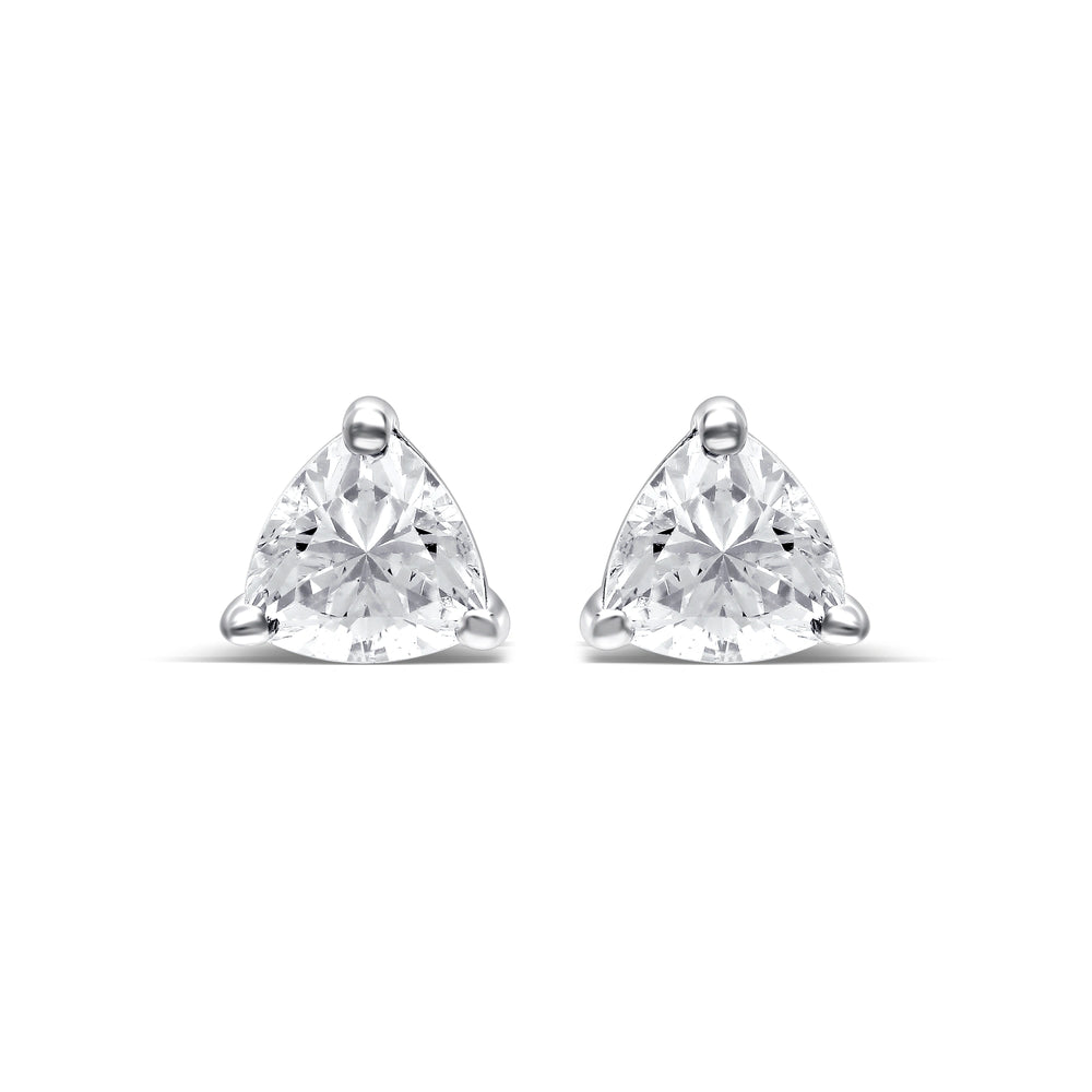 Timeless Trillion Stud Earrings