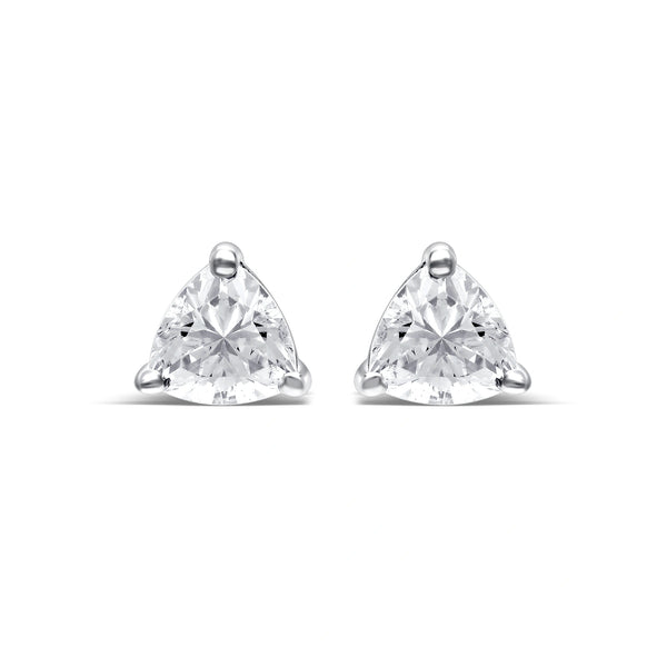 Timeless Trillion Stud Earrings