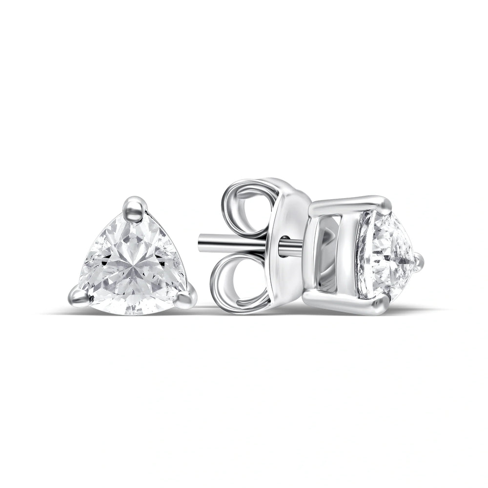 Timeless Trillion Stud Earrings