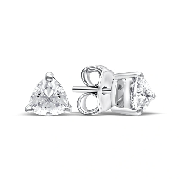 Timeless Trillion Stud Earrings