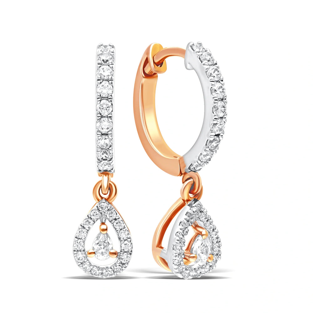 Luxurious Silver Hoop Earrings