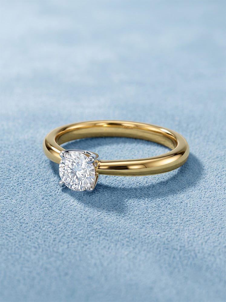 Eternal Gold Solitaire Ring
