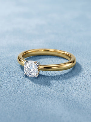 Eternal Gold Solitaire Ring