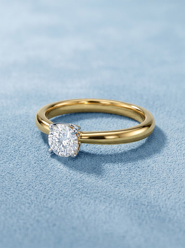Eternal Gold Solitaire Ring