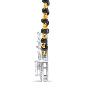 Blossom Teardrop Lab-Grown Diamond Mangalsutra