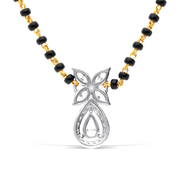 Blossom Teardrop Lab-Grown Diamond Mangalsutra