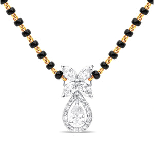 Blossom Teardrop Lab-Grown Diamond Mangalsutra