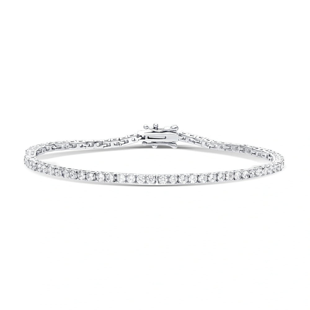 Timeless Silver Tennis Bracelet