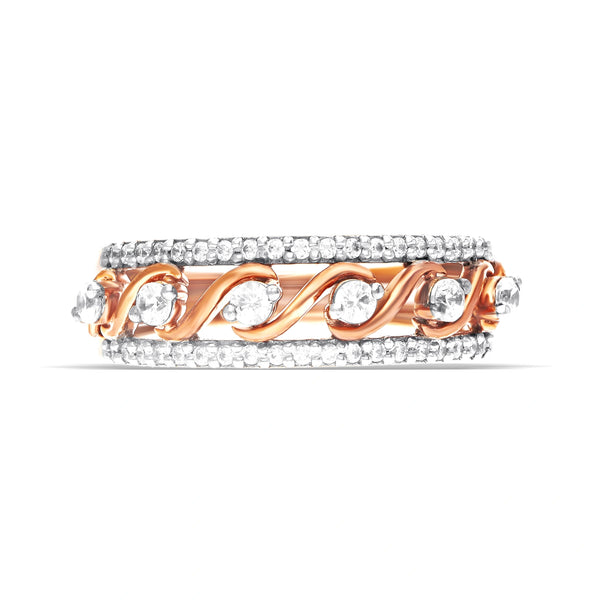 Silver Rose Statement Ring