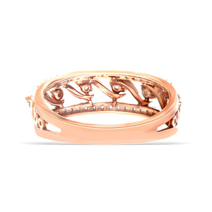 Silver Rose Statement Ring
