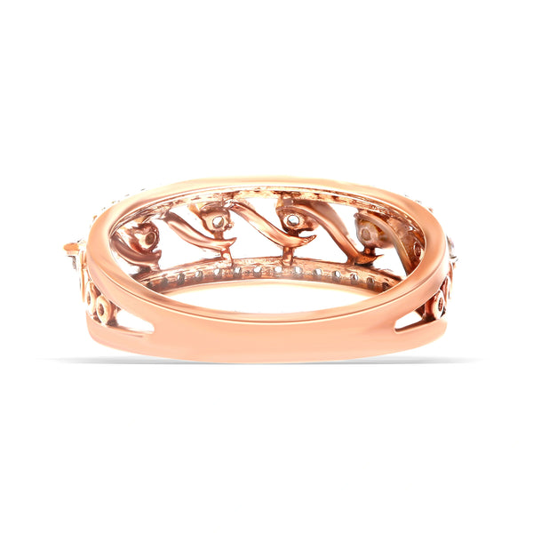 Silver Rose Statement Ring