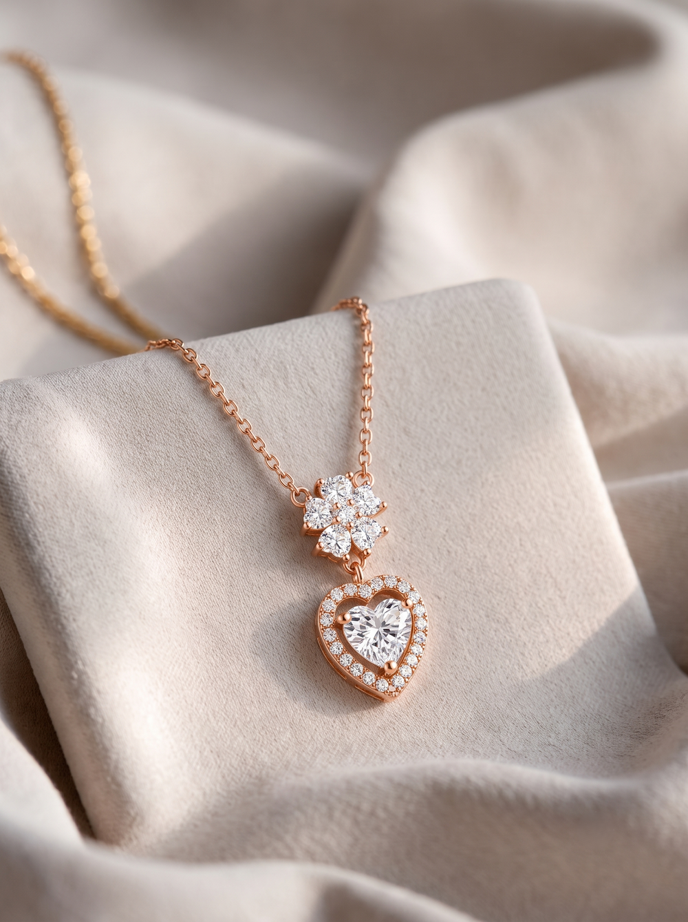 Bloom of Love Silver Pendant