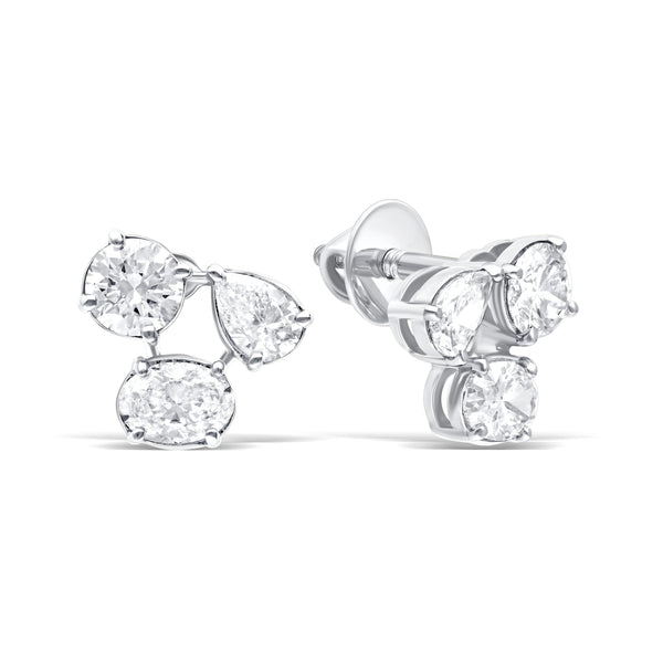 Subtle Lab-Grown Diamond Hoops