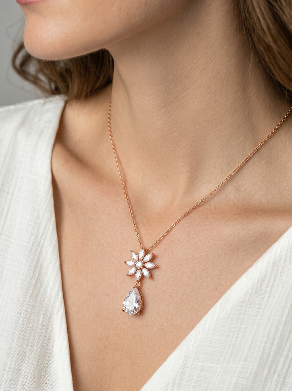 Daisy Drop Pendant