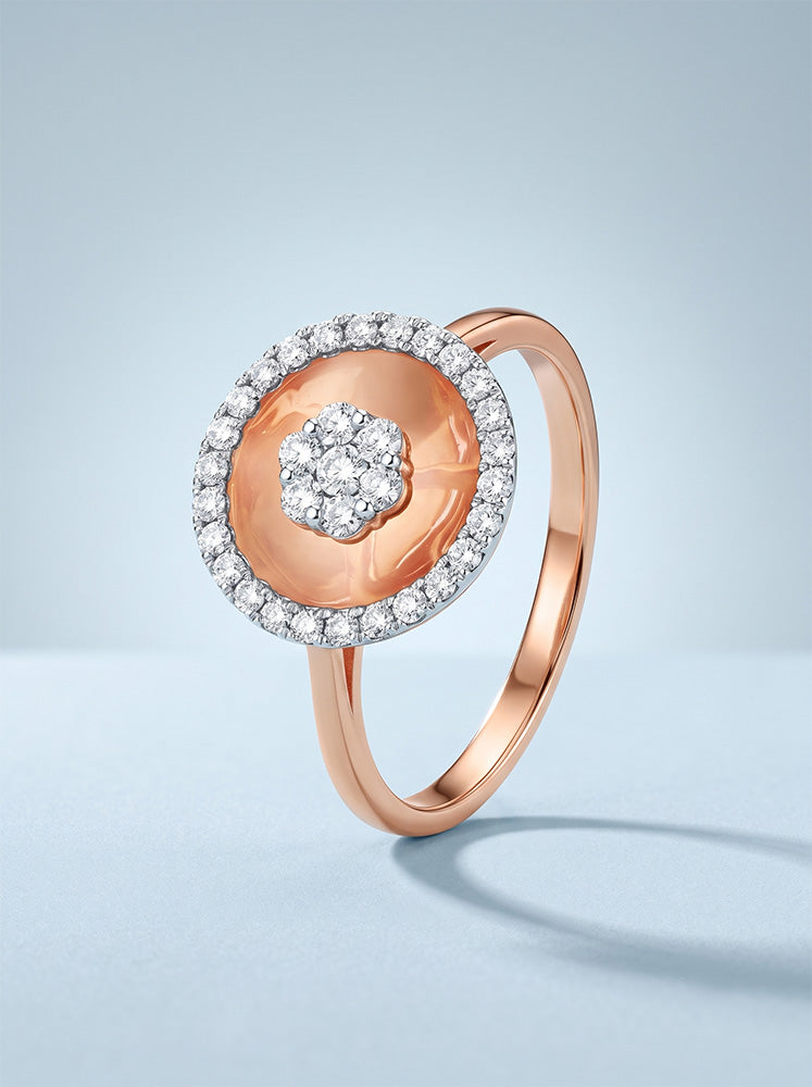 Sunset Glow Lab-Grown Diamond Ring