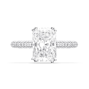 Stunning Lab-Grown Diamond Pavé Ring