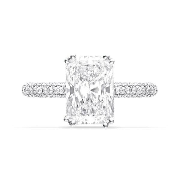 Stunning Lab-Grown Diamond Pavé Ring