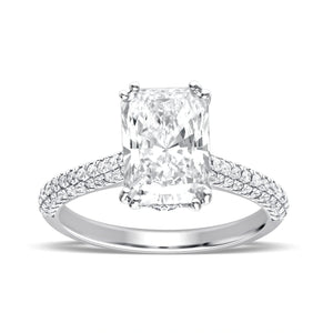 Stunning Lab-Grown Diamond Pavé Ring