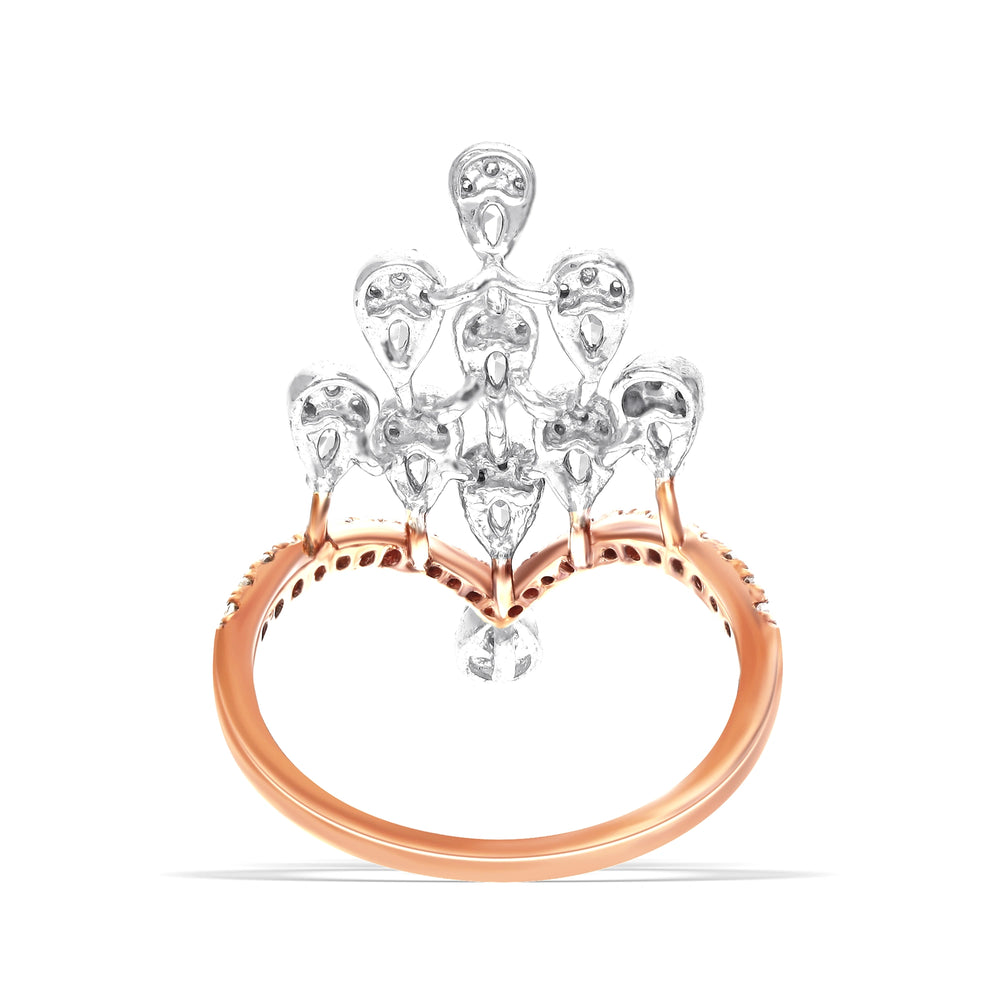 Peacock Crown Ring