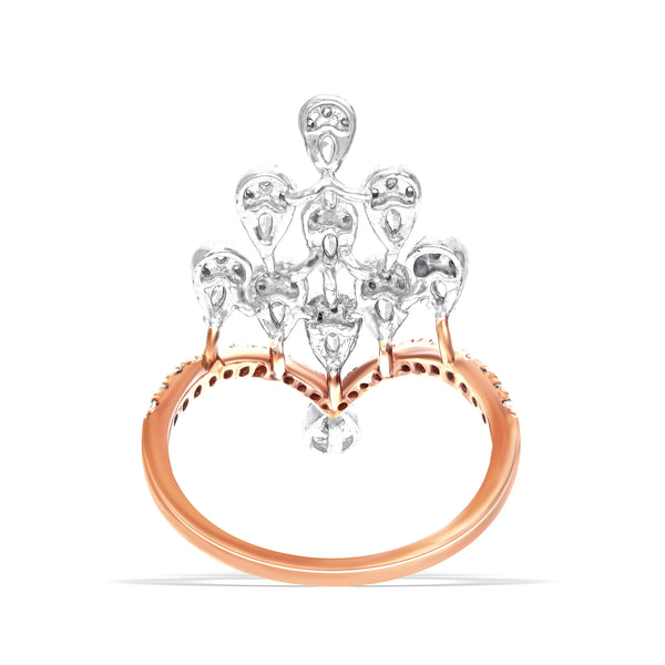 Peacock Crown Ring