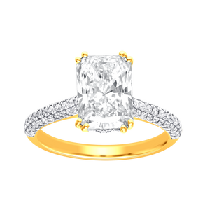 Stunning Lab-Grown Diamond Pavé Ring