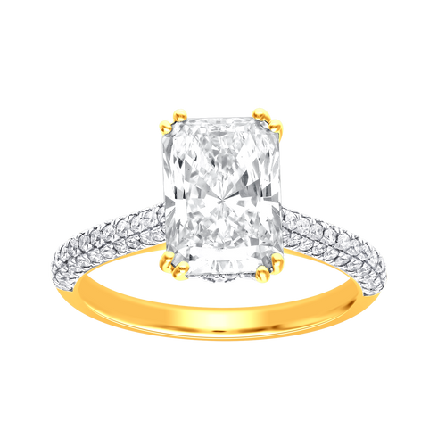 Stunning Lab-Grown Diamond Pavé Ring