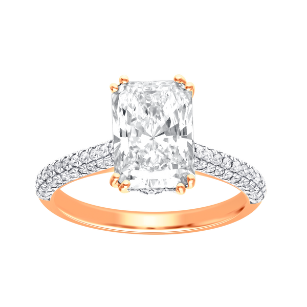 Stunning Lab-Grown Diamond Pavé Ring