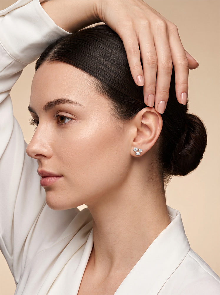Subtle Lab-Grown Diamond Hoops