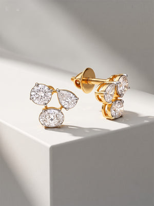 Subtle Lab-Grown Diamond Hoops