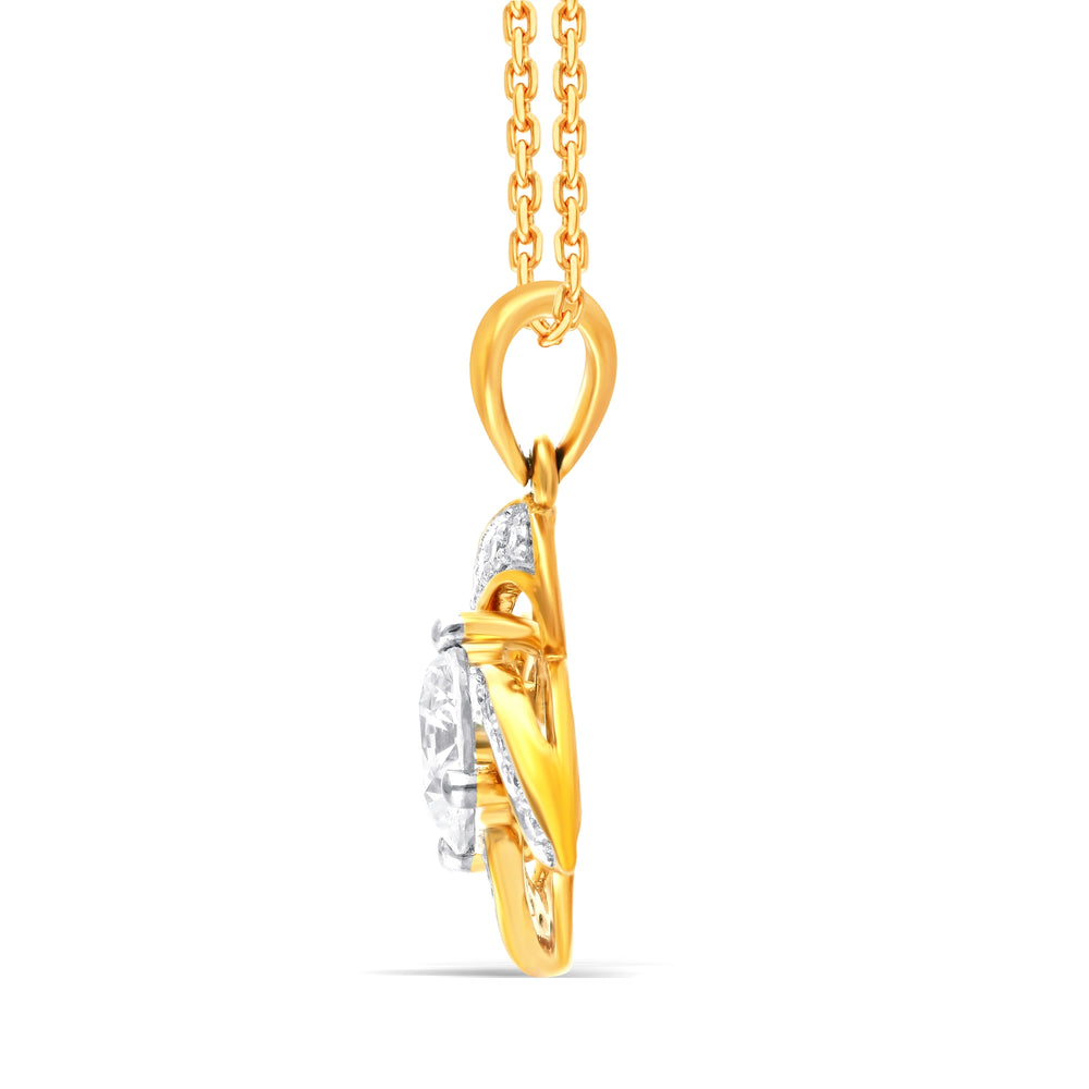 Beautiful Lab-Grown Diamond Floral Pendant