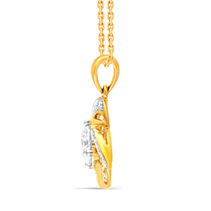 Beautiful Lab-Grown Diamond Floral Pendant