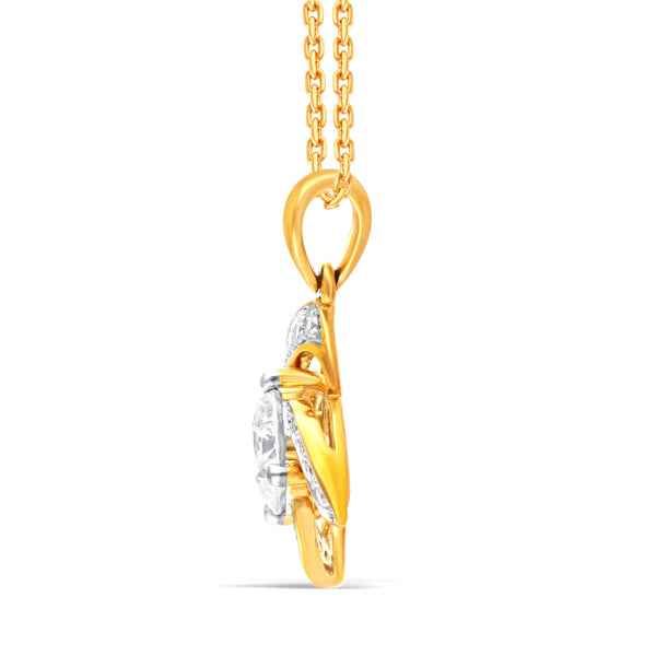 Beautiful Lab-Grown Diamond Floral Pendant