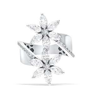 Stunning Lab-Grown Diamond Floral Ring