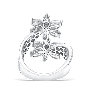 Stunning Lab-Grown Diamond Floral Ring
