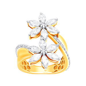 Stunning Lab-Grown Diamond Floral Ring