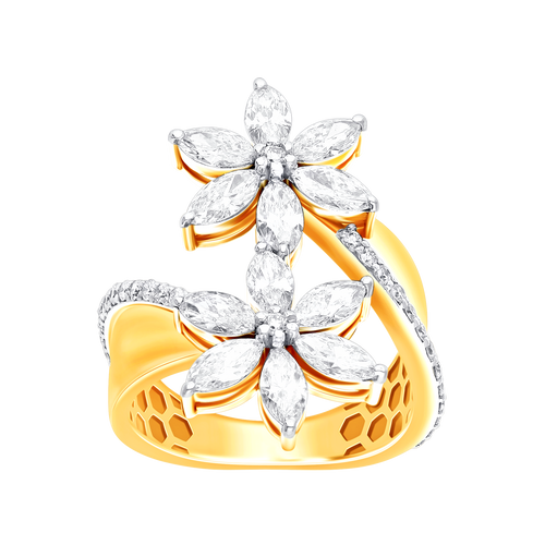 Stunning Lab-Grown Diamond Floral Ring