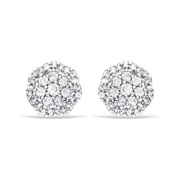 Radiant Cluster Stud Earrings