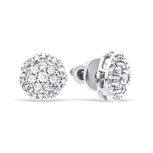 Radiant Cluster Stud Earrings