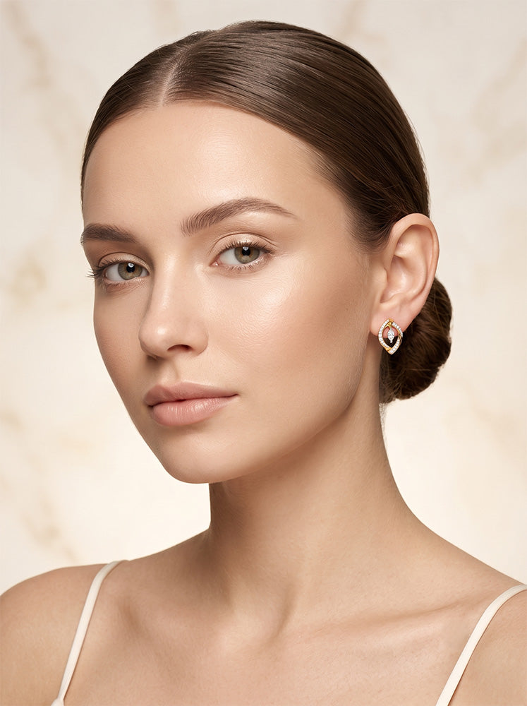 Elegant Lab-Grown Diamond Twist Earrings