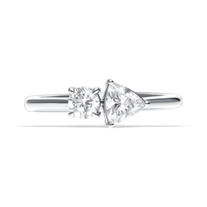 Twin Spark Lab-Grown Diamond Ring