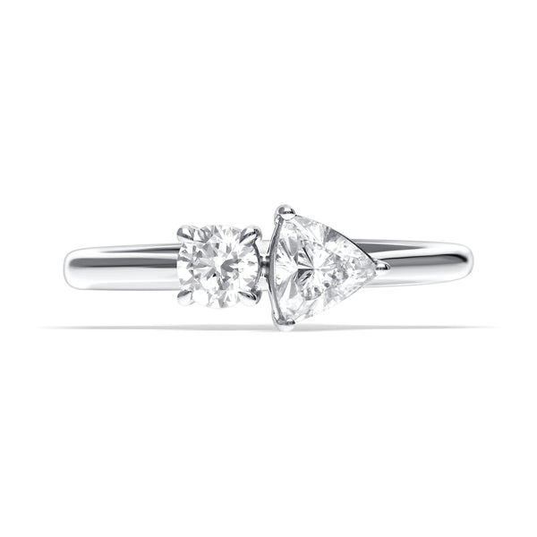 Twin Spark Lab-Grown Diamond Ring