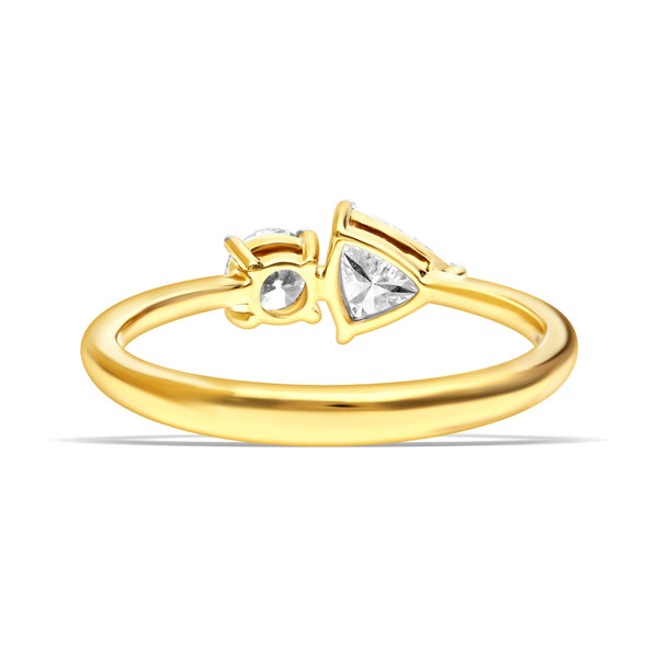 Twin Spark Lab-Grown Diamond Ring