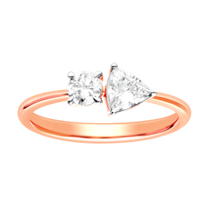 Twin Spark Lab-Grown Diamond Ring