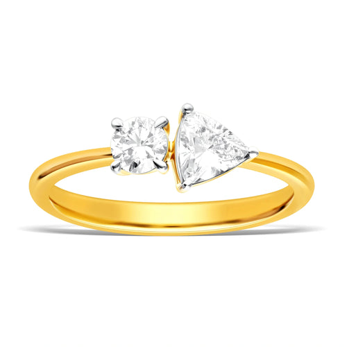 Twin Spark Lab-Grown Diamond Ring