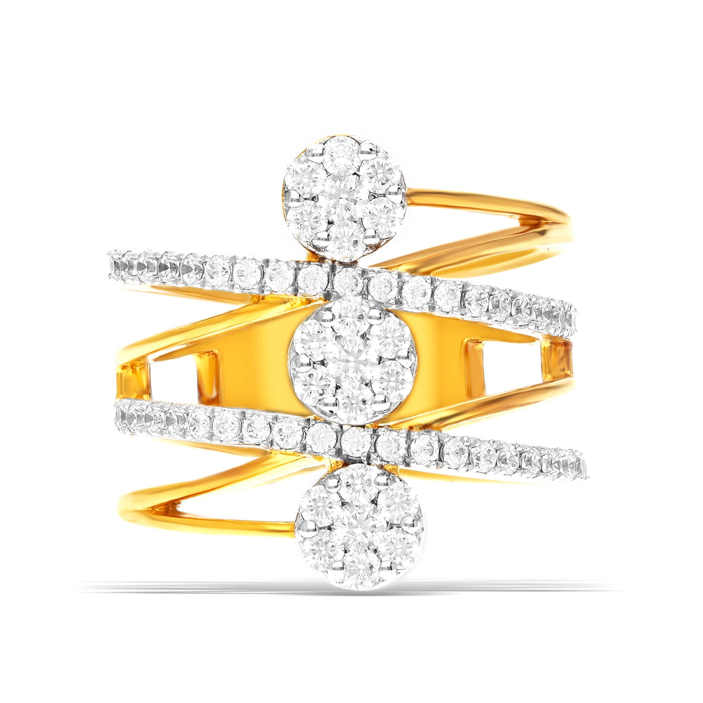 Trinity Shine silver ring