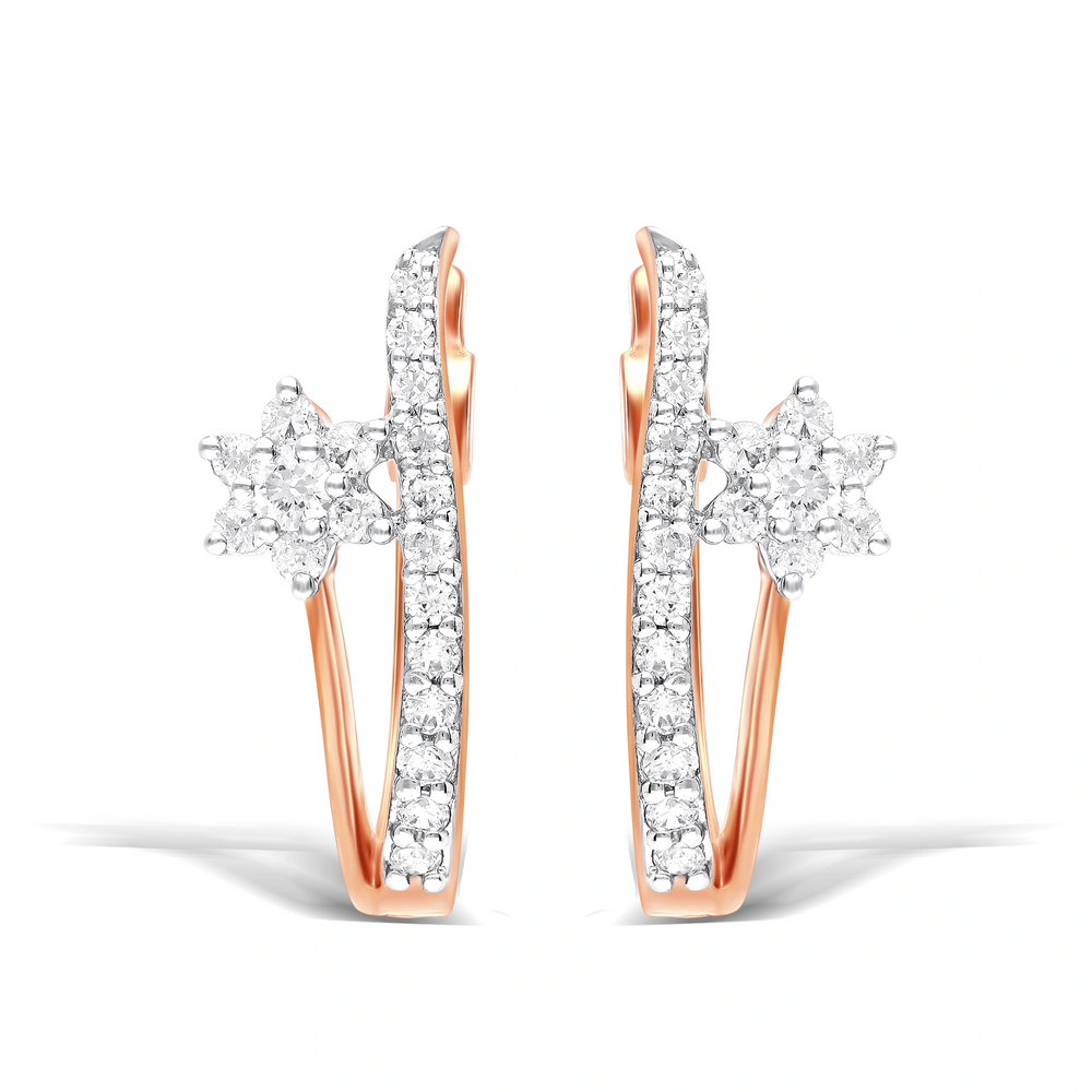 Stunning Starburst Hoop Earrings