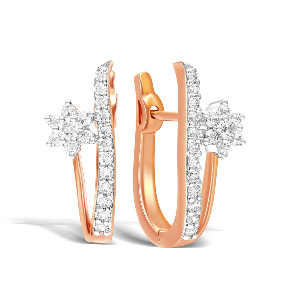 Stunning Starburst Hoop Earrings
